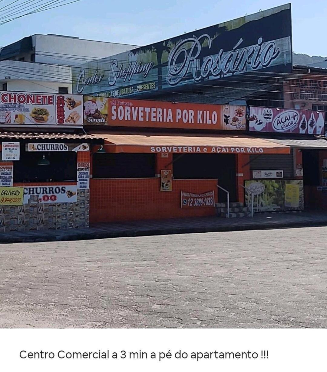 Cantinho Do Descanso Na Praia Grande Ubatuba Lägenhet Exteriör bild